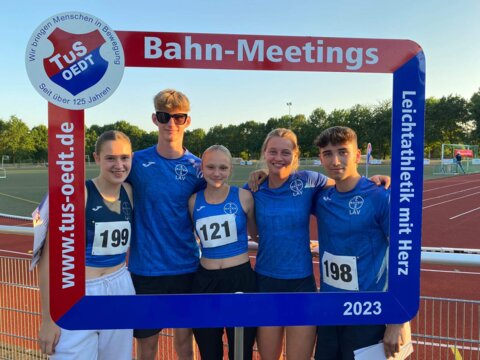 Katharina Pabst, Ben Aschhoff, Hannah Bloser, Lea Hübbers, Marvin Günther. (v.l./Copyright: TSV Bayer Dormagen)