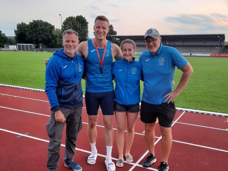 Dirk Zorn, Nico Beckers, Kemi Körsgen, Peter Kurowski (v.l./Copyright: TSV Bayer Dormagen)