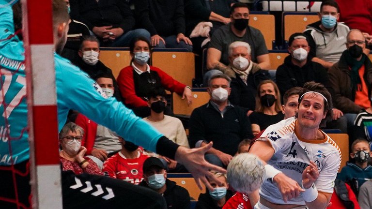 Ian Hüter erzielte bei seinem Comeback fünf Treffer, Foto: Harry Reis