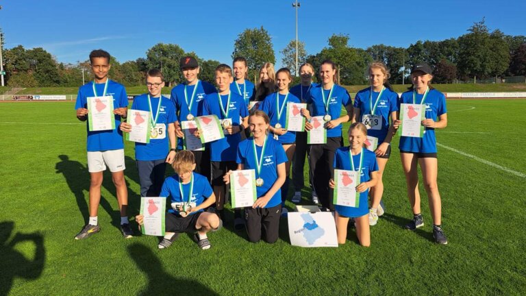 Die U14-Starter in Rhede. (Copyright: TSV Bayer Dormagen)