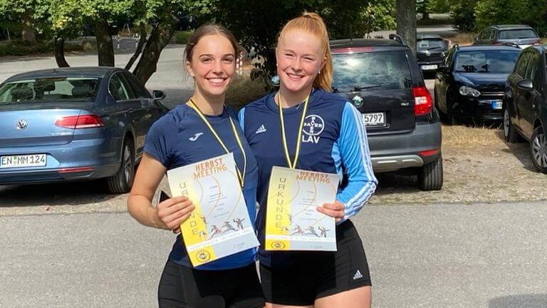 Isabell Güsgen und Eva Christmann (v.l./Copyright: TSV Bayer Dormagen)