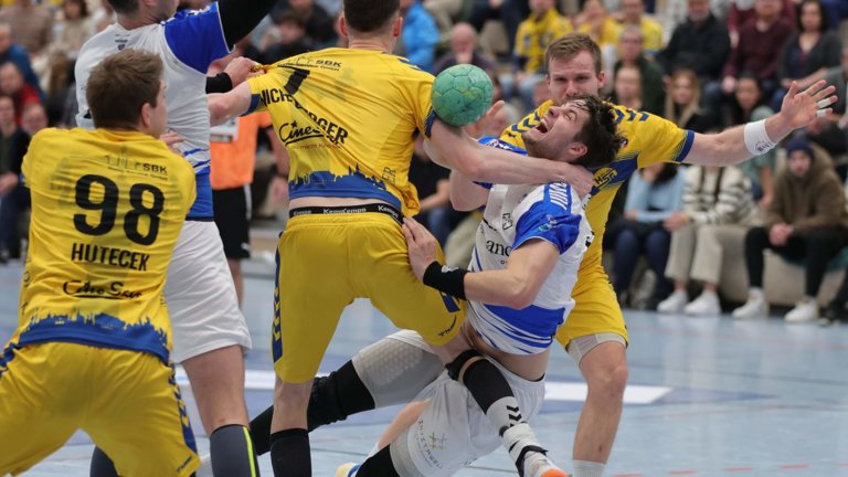Gegen die aggressive Konstanzer Deckung gab es oft kein Durchkommen für den TSV, Foto: HSG Konstanz