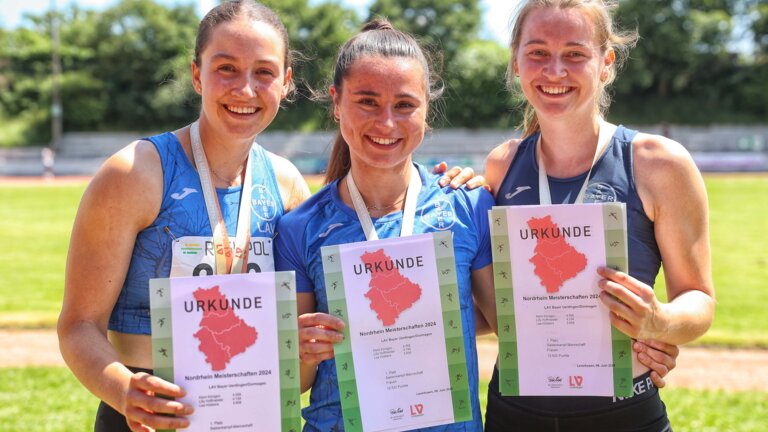 Kemi Körsgen, Lilly Hoffmeister, Lea Hübbers (v.l./Copyright: Dirk Gantenberg)