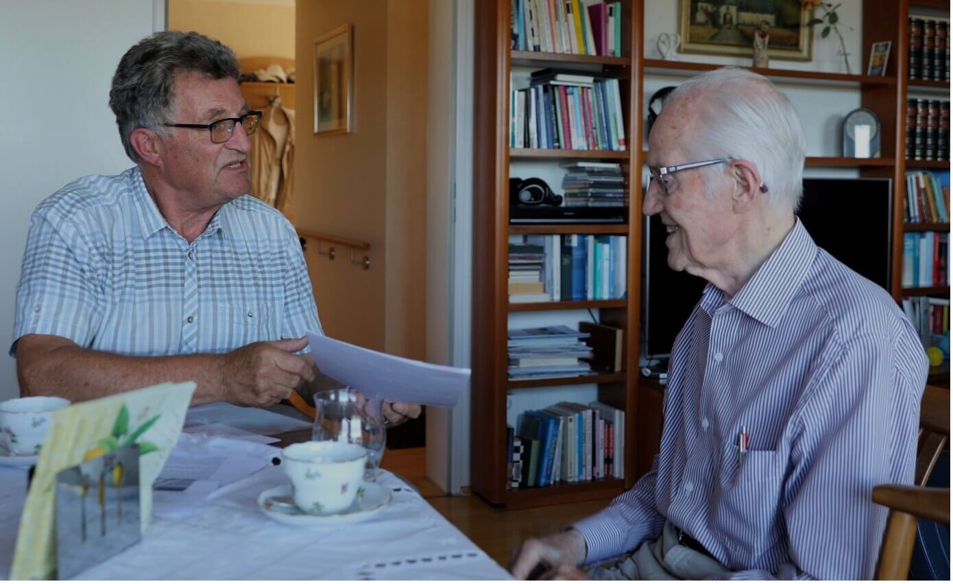 Dr. Peter Wastl und Herbert E. Müller (r.). (Copyright: Alfred Hermes)