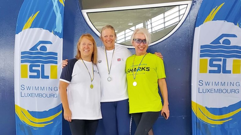 Sechsmal stand Birgit Reichelt in Luxembourg auf dem Siegertreppchen.