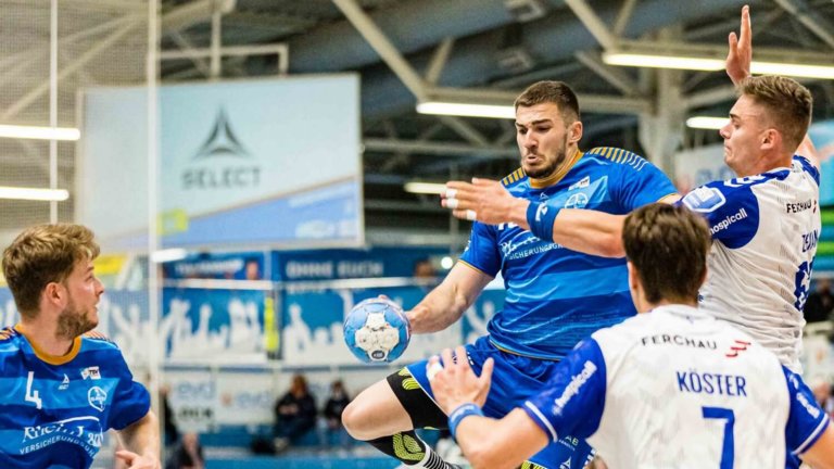 Mislav Grgic erzielte vier Treffer gegen den VfL Gummersbach, Foto: Heinz Zaunbrecher