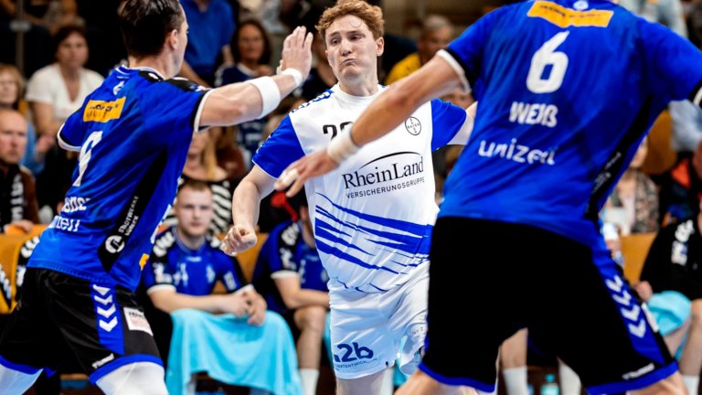 Florian Träger stellte mit drei platzierten Würfen seine Torgefährlichkeit unter Beweis, Foto: VfL