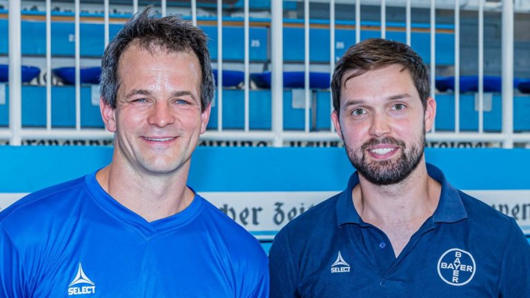 Dormagens Neu-Coach Matthias Flohr und Co-Trainer André Nicklas, Foto: Zaunbrecher