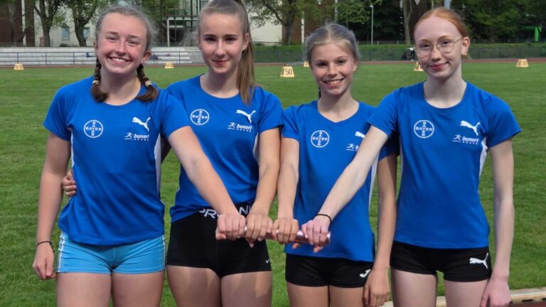 Die siegreiche U16-Staffel in Duisburg.
