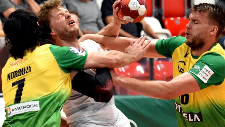 Mitunter ging es hart zur Sache, wie auch Andre Meuser hier spürt, Foto: Hagen