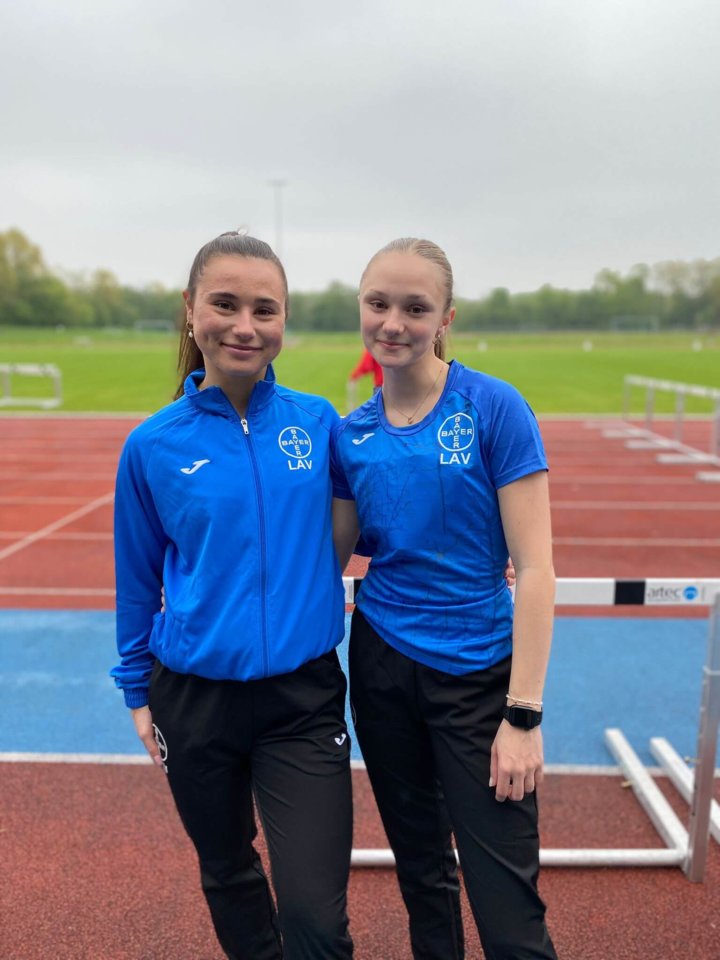 Lilly Hoffmeister und Hannah Bloser. (v.l./Copyright: TSV Bayer Dormagen)