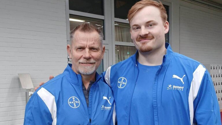 Dirk Zorn und Xaver Hastenrath. (Copyright: TSV Bayer Dormagen)